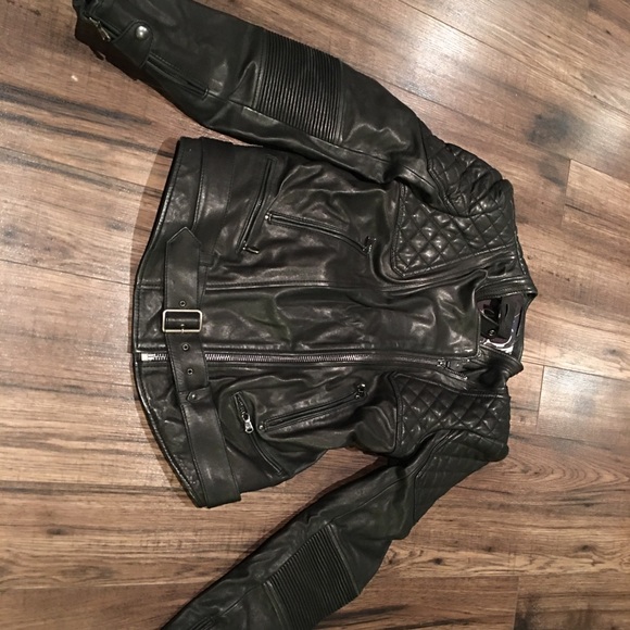 Diesel Black Gold women biker leather jacket - Picture 2 of 10